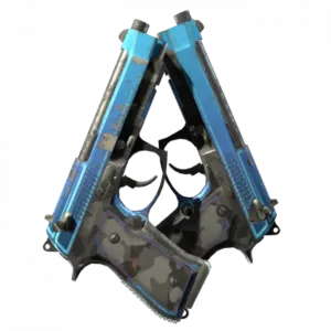 StatTrak™ Dual Berettas | Urban Shock (Well-Worn)