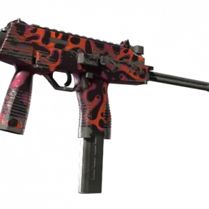 StatTrak™ MP9 | Ruby Poison Dart (Well-Worn)