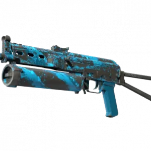 StatTrak™ PP-Bizon | Blue Streak (Well-Worn)