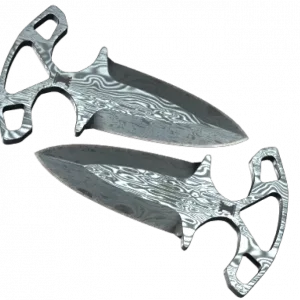 ★ StatTrak™ Shadow Daggers | Damascus Steel (Battle-Scarred)