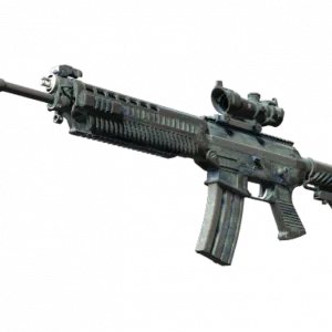 SG 553 | Wave Spray (Battle-Scarred)