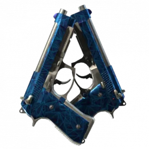 Souvenir Dual Berettas | Cobalt Quartz (Minimal Wear)