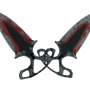 ★ StatTrak™ Shadow Daggers | Crimson Web (Battle-Scarred)